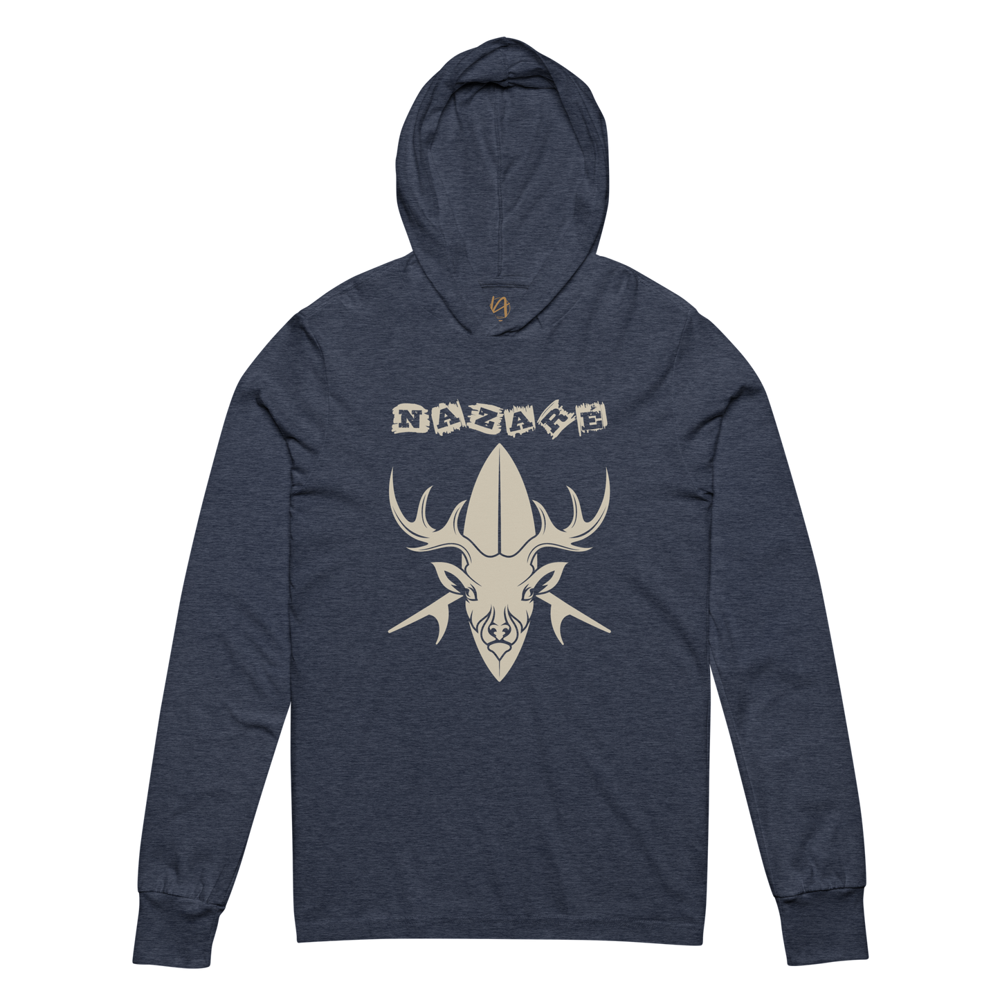 Nazaré surf 07 - long-sleeve Hooded Bella + Canvas unissexo