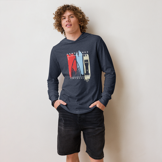 Santa Cruz Portugal - Hooded long-sleeve Bella + Canvas unissexo