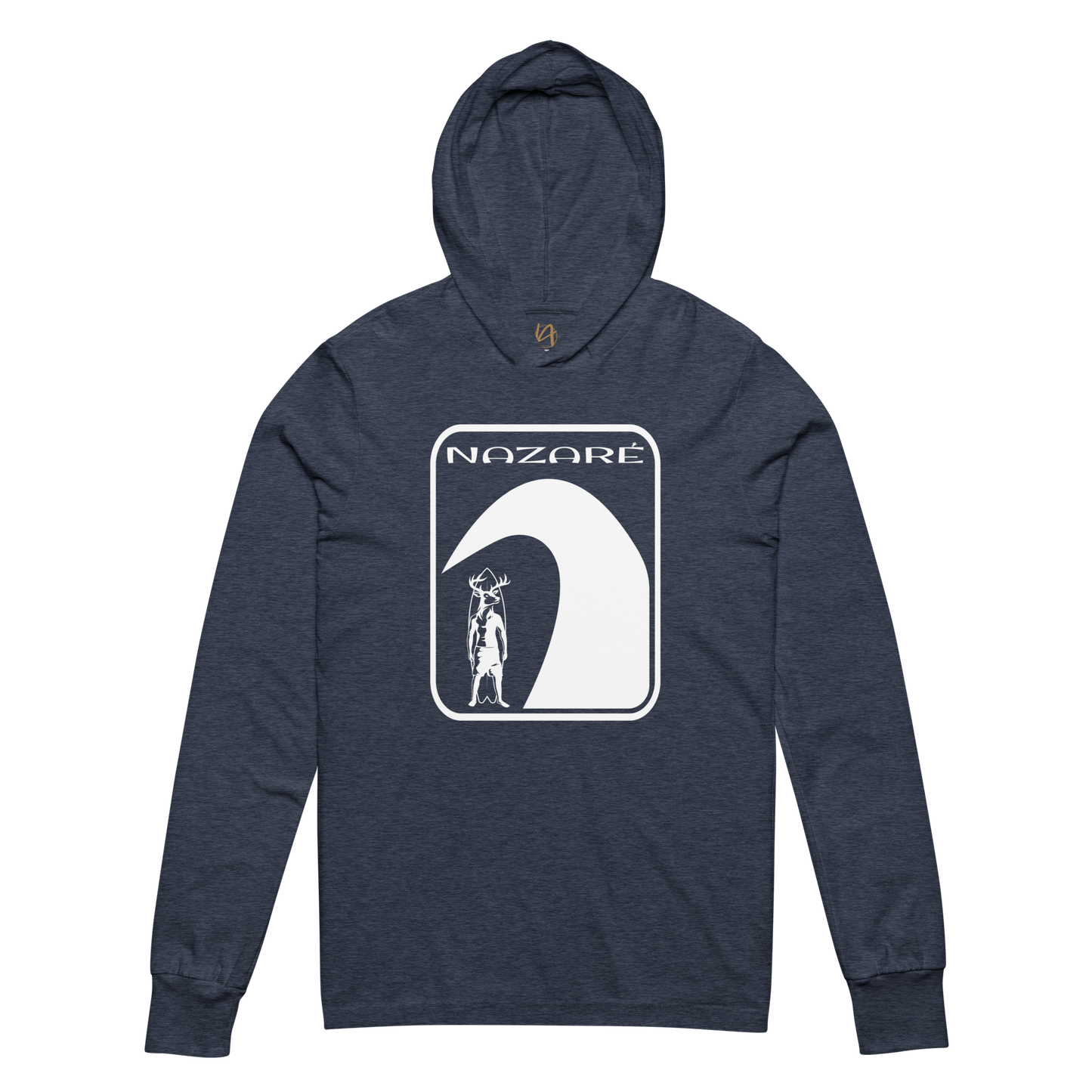 Nazaré surf 18 - long-sleeve Hooded Bella + Canvas unissexo