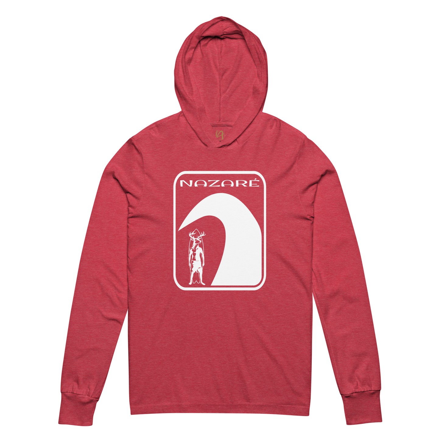 Nazaré surf 18 - long-sleeve Hooded Bella + Canvas unissexo