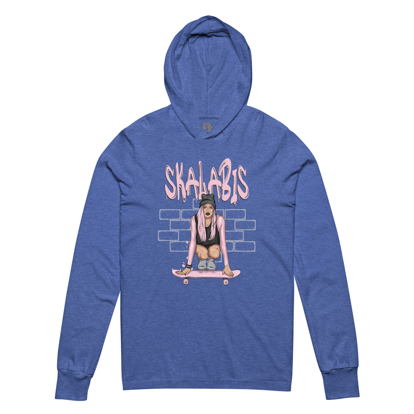 Skalabis style - Hooded long-sleeve Bella + Canvas unissexo