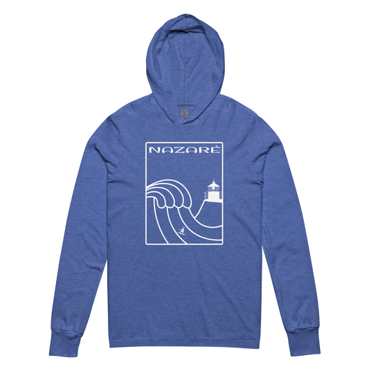 Nazaré surf 17 - long-sleeve Hooded Bella + Canvas unissexo