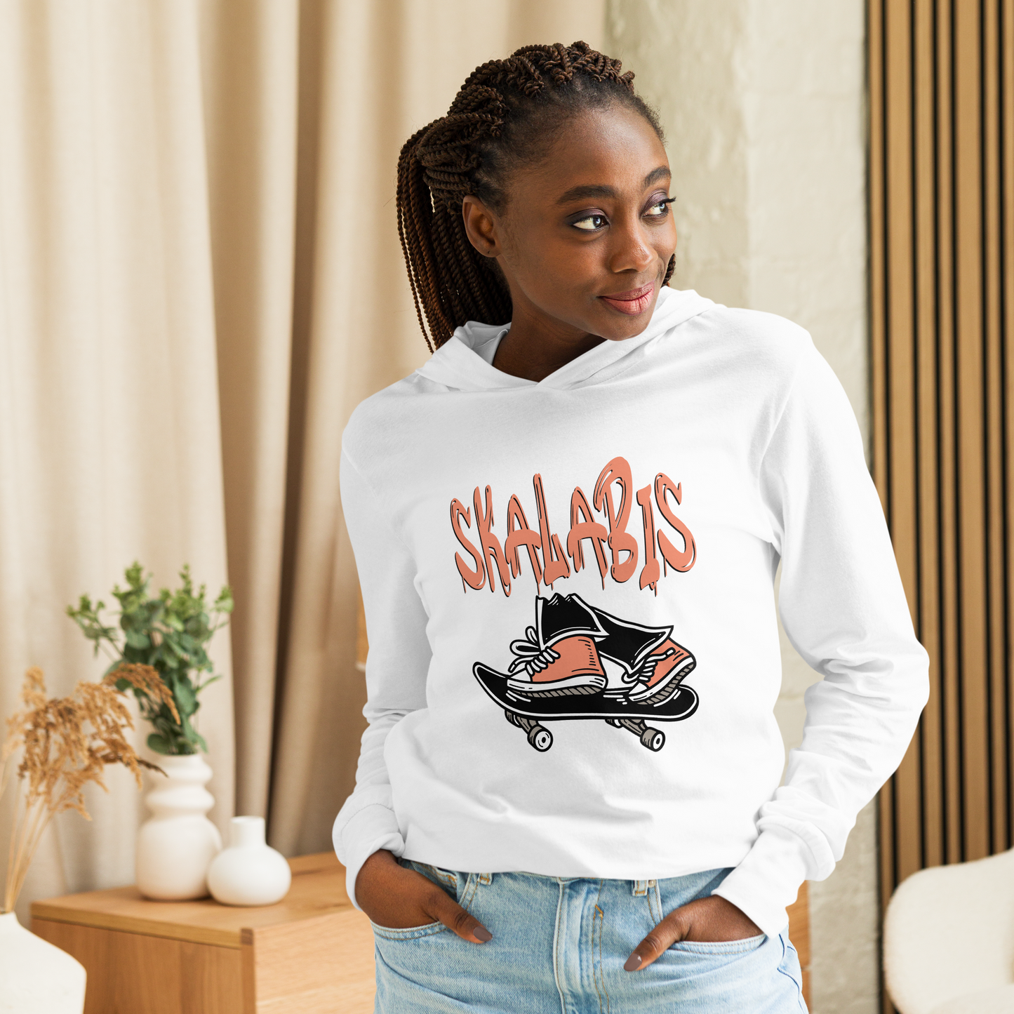 Skalabis skate 06 - Hooded long-sleeve Bella + Canvas unissexo