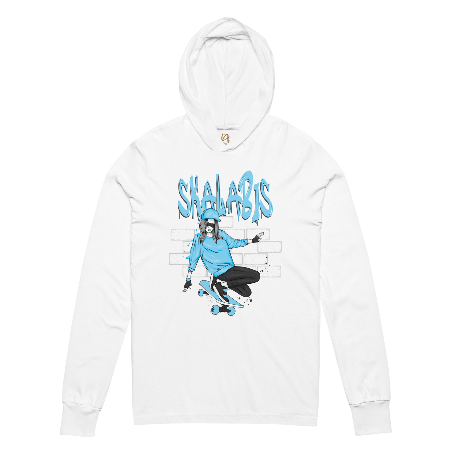 Skalabis style 02 - Hooded long-sleeve Bella + Canvas unissexo