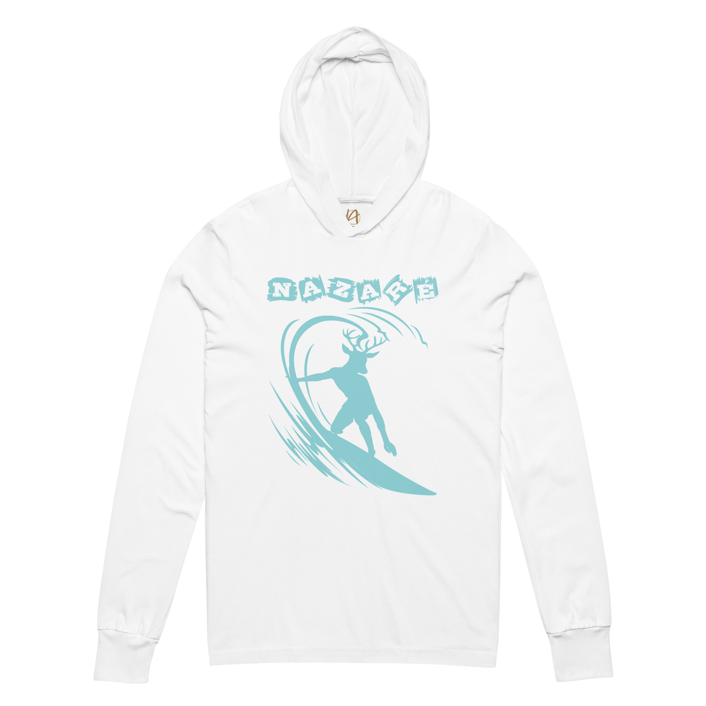 Nazaré surf 01 - long-sleeve Hooded Bella + Canvas unissexo