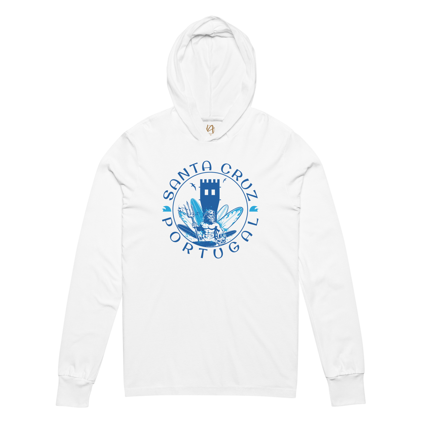 Santa Cruz Portugal 20 - Hooded long-sleeve Bella + Canvas unissexo