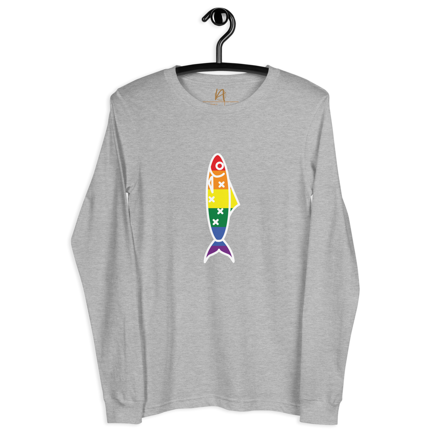 Sardinha LGBTQIA+ - Long sleeve Bella + Canvas unissexo