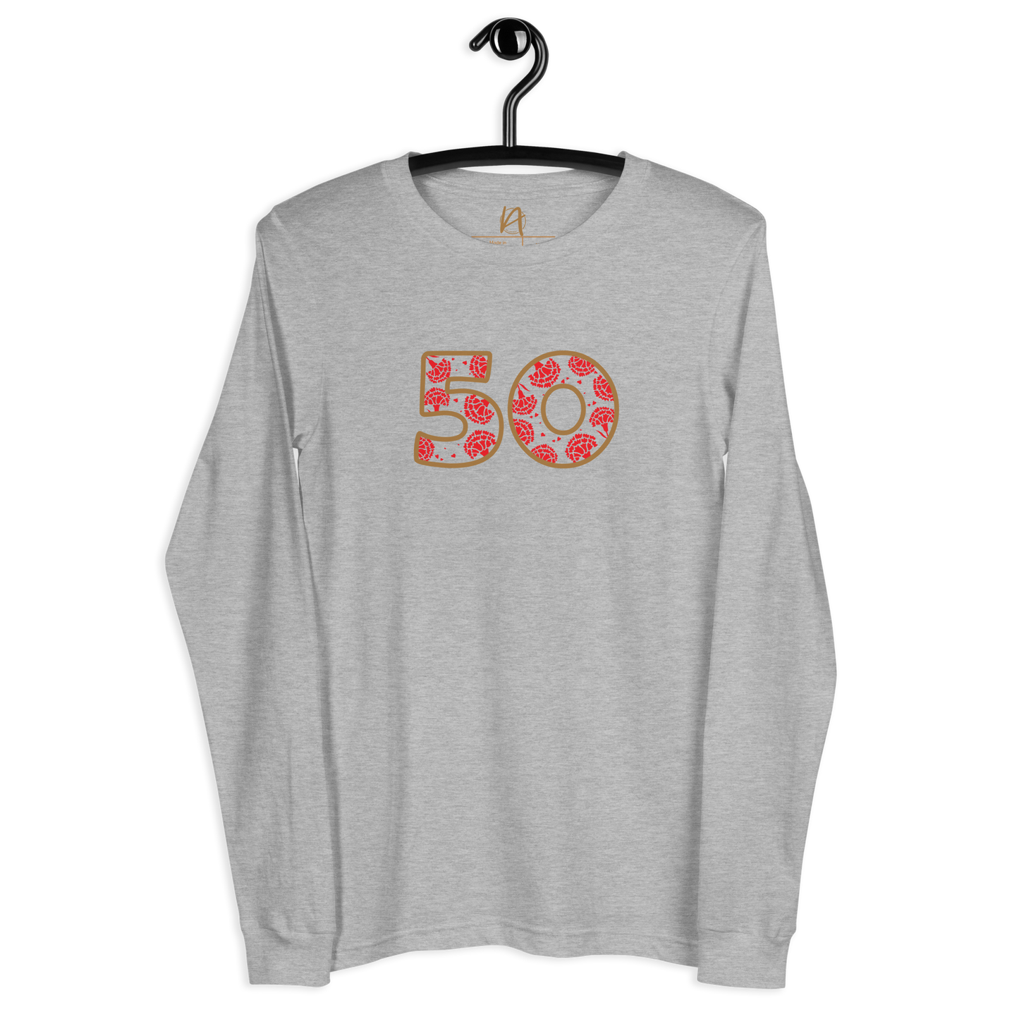 50 anos de Abril - Long sleeve Bella + Canvas unissexo