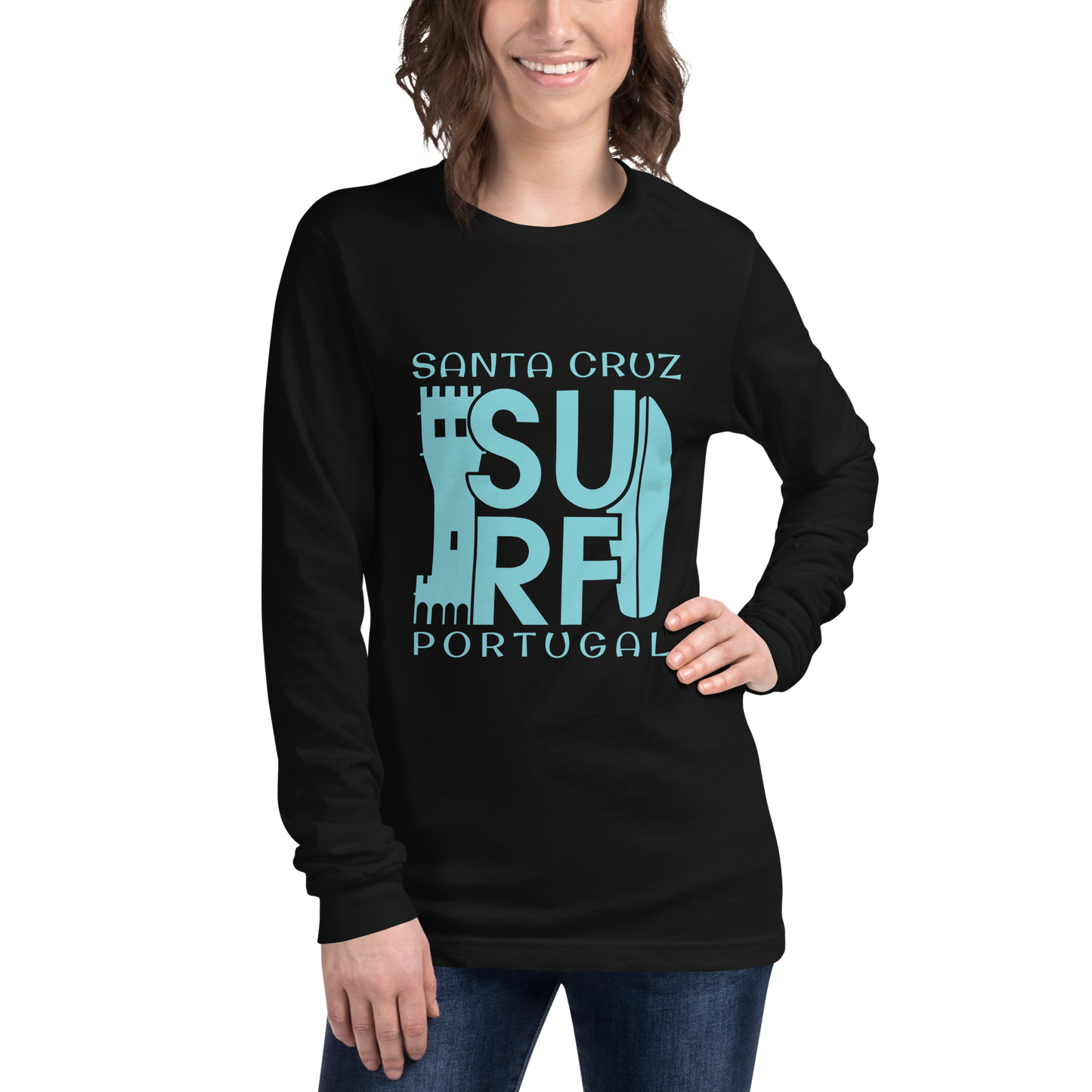 Santa Cruz Portugal 08 - Long sleeve Bella + Canvas unissexo