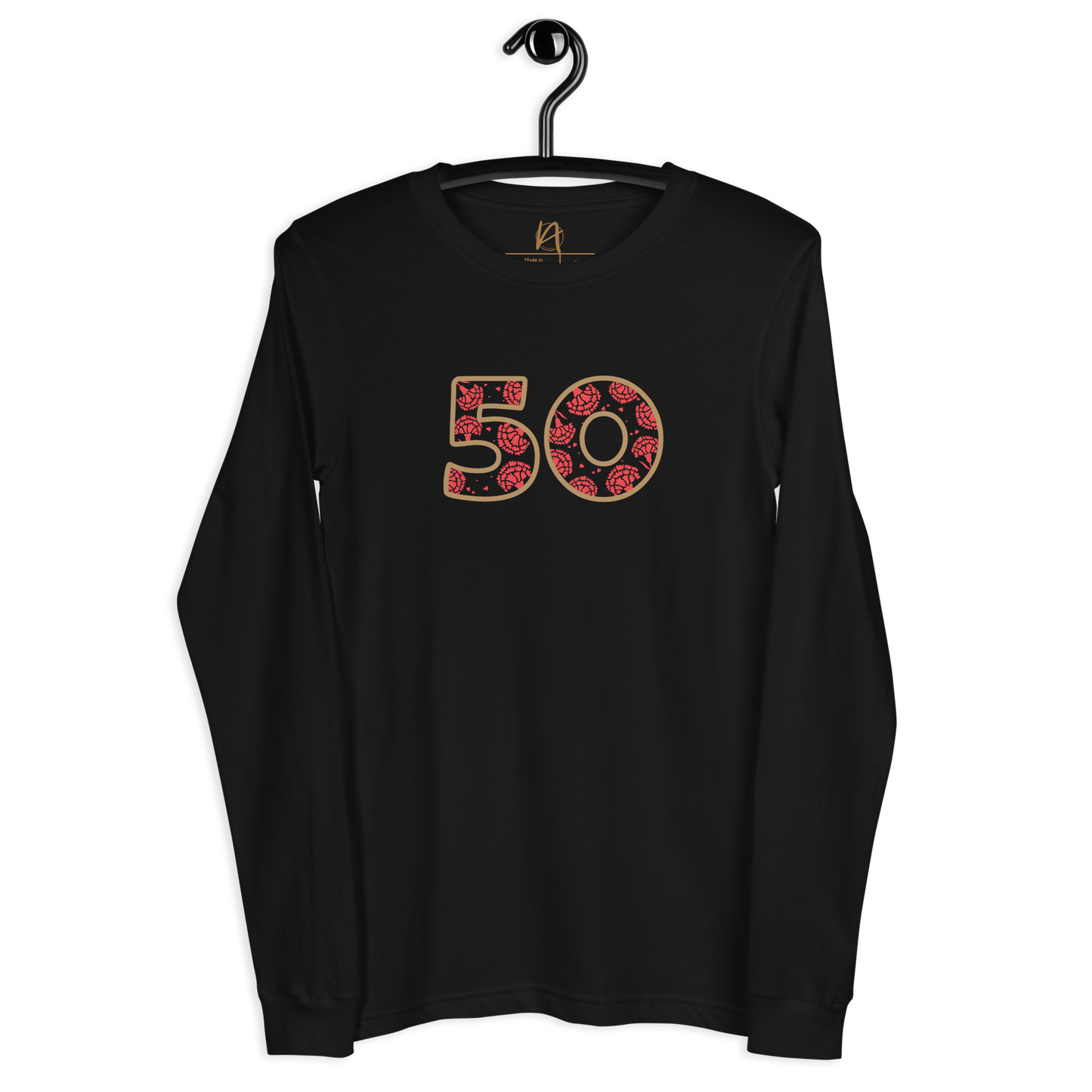 50 anos de Abril - Long sleeve Bella + Canvas unissexo