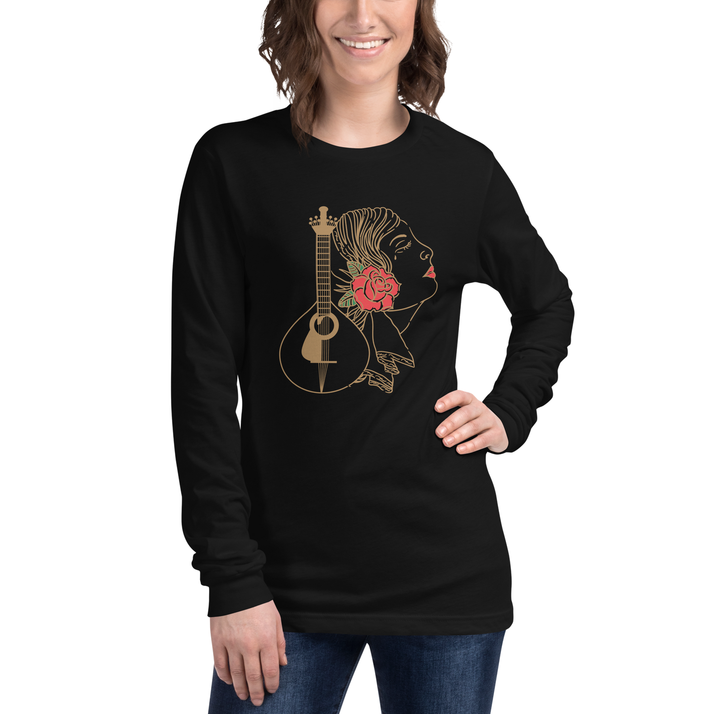 Fado 03 - Long sleeve Bella + Canvas unissexo