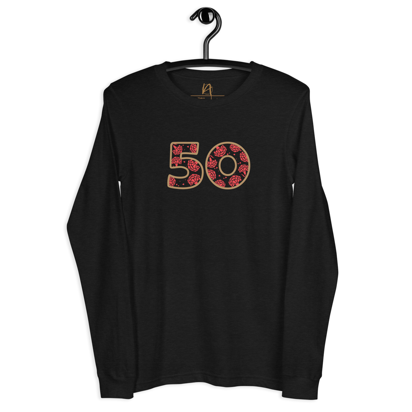 50 anos de Abril - Long sleeve Bella + Canvas unissexo