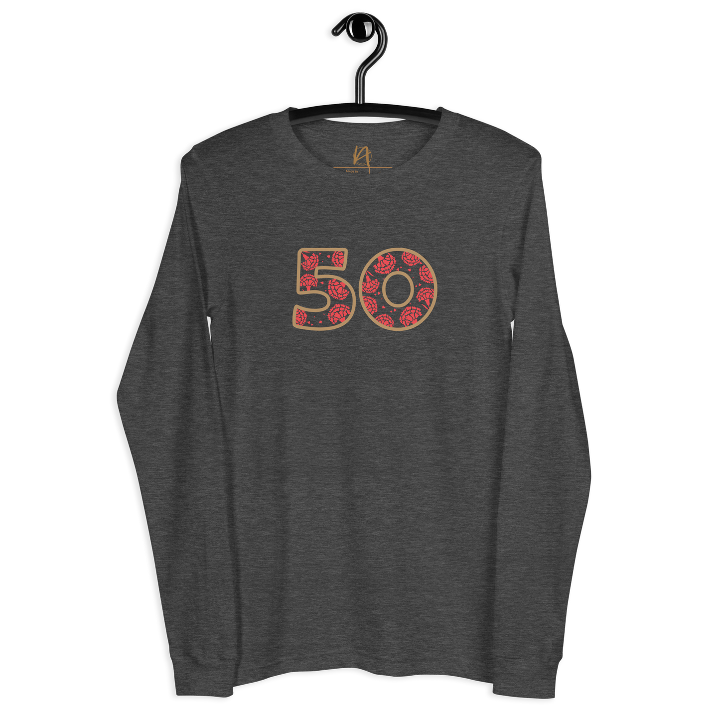 50 anos de Abril - Long sleeve Bella + Canvas unissexo