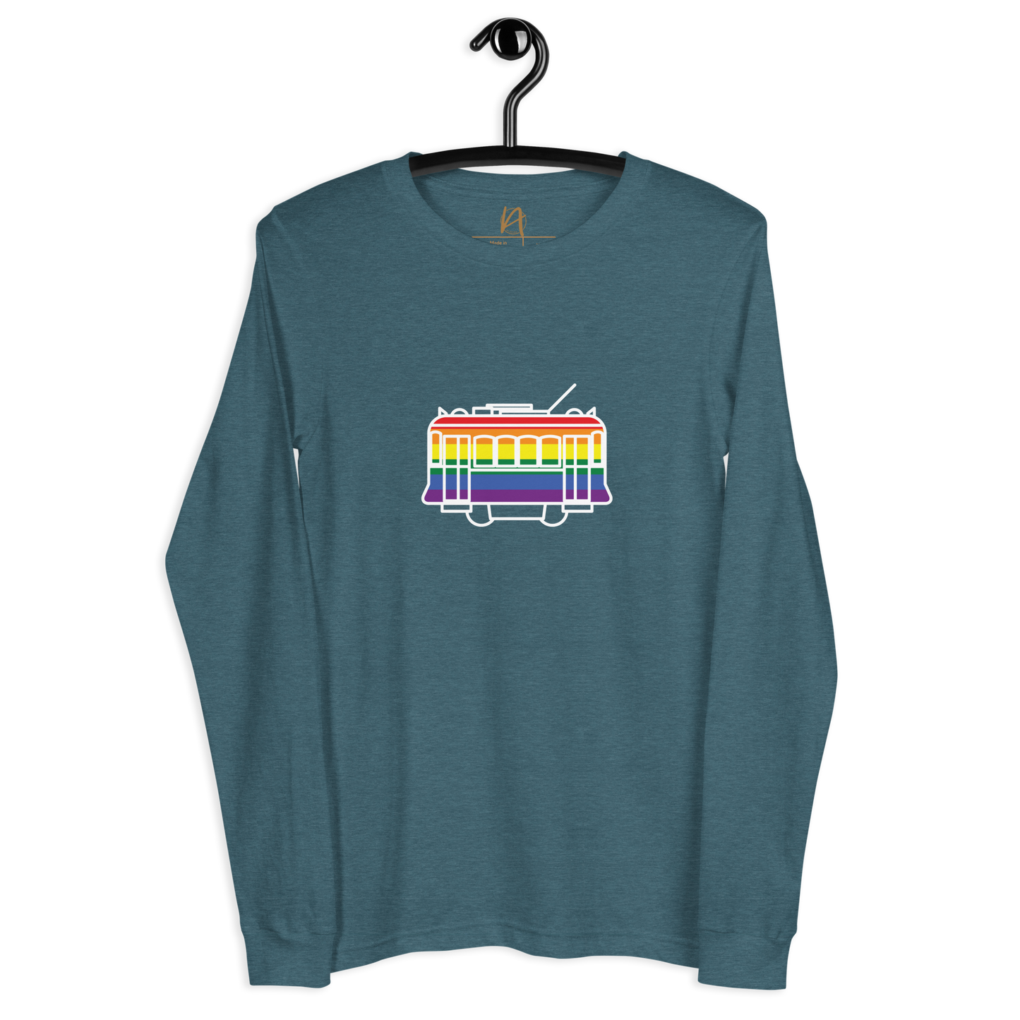 Elétrico LGBTQIA+ - Long sleeve Bella + Canvas unissexo