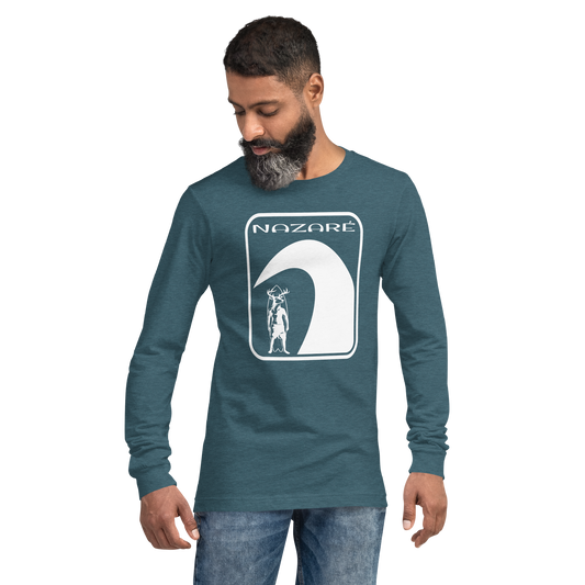 Nazaré surf 18 - Long sleeve Bella + Canvas unissexo