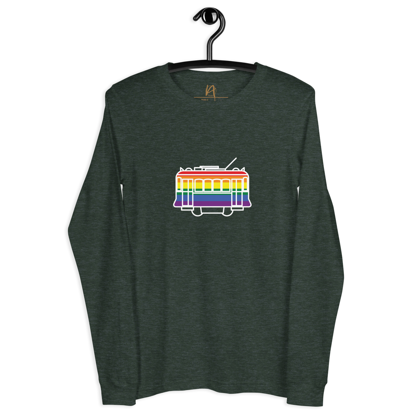 Elétrico LGBTQIA+ - Long sleeve Bella + Canvas unissexo