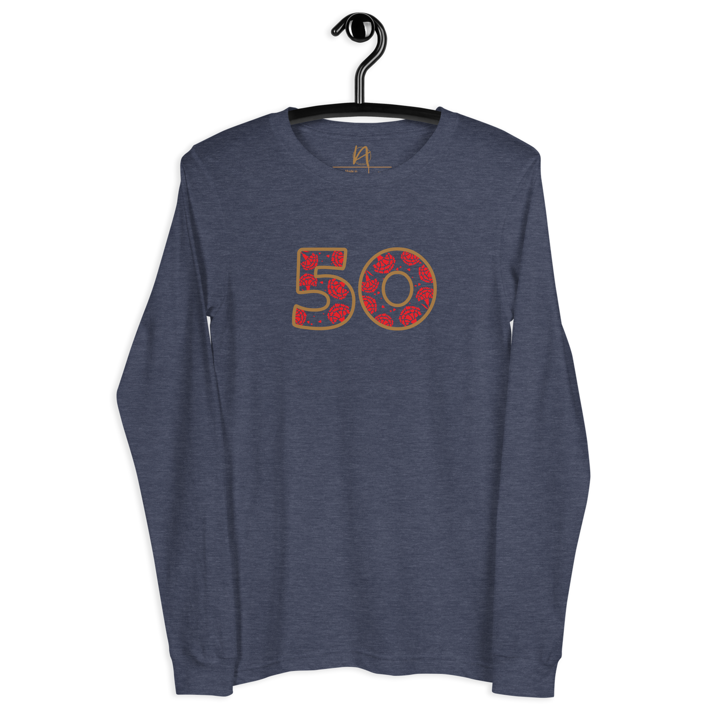 50 anos de Abril - Long sleeve Bella + Canvas unissexo