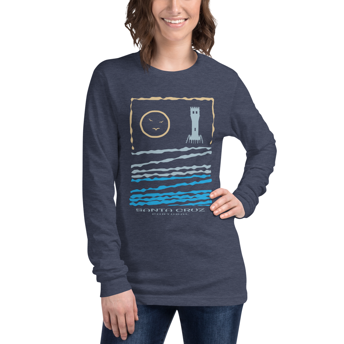 Santa Cruz Portugal 11 - Long sleeve Bella + Canvas unissexo