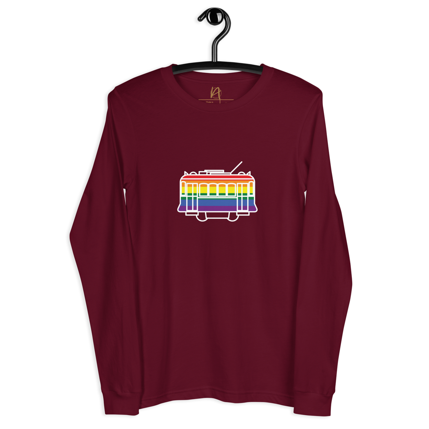 Elétrico LGBTQIA+ - Long sleeve Bella + Canvas unissexo