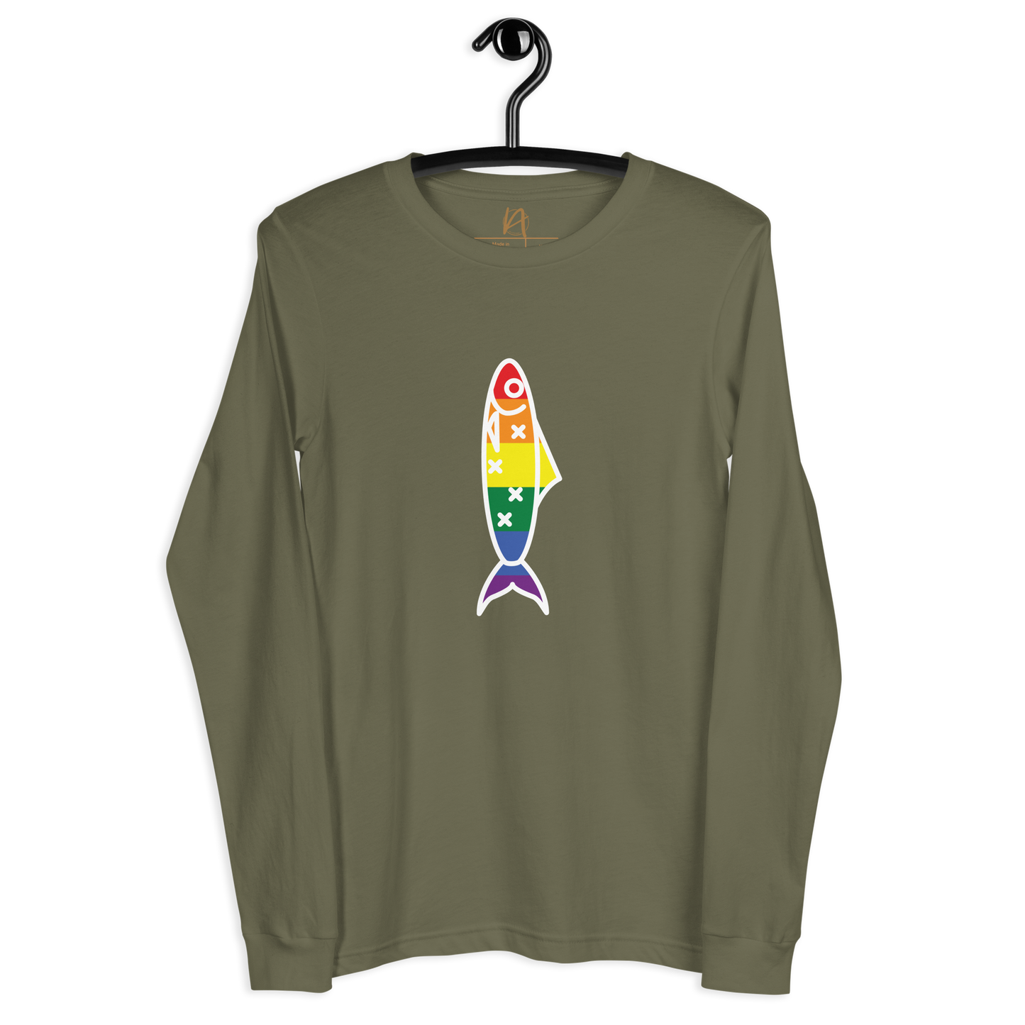 Sardinha LGBTQIA+ - Long sleeve Bella + Canvas unissexo