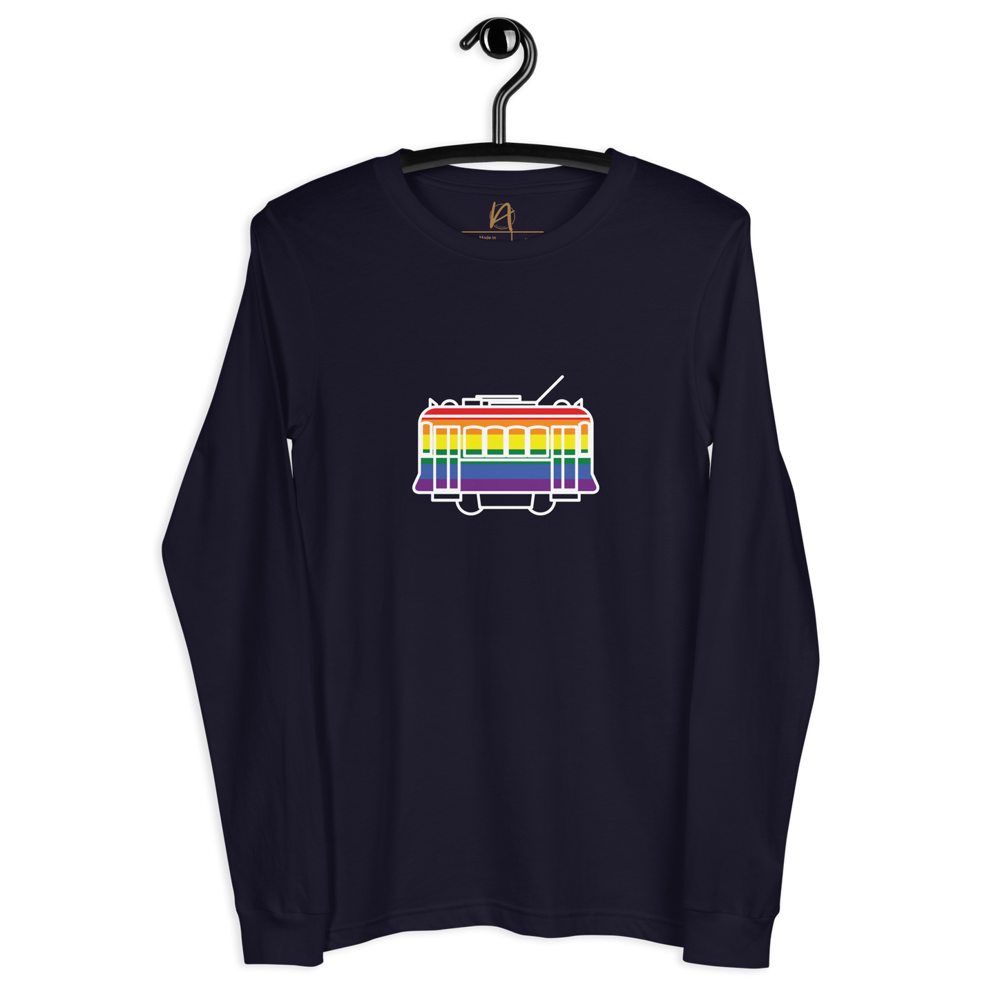 Elétrico LGBTQIA+ - Long sleeve Bella + Canvas unissexo