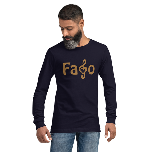 Fado - Long sleeve Bella + Canvas unissexo