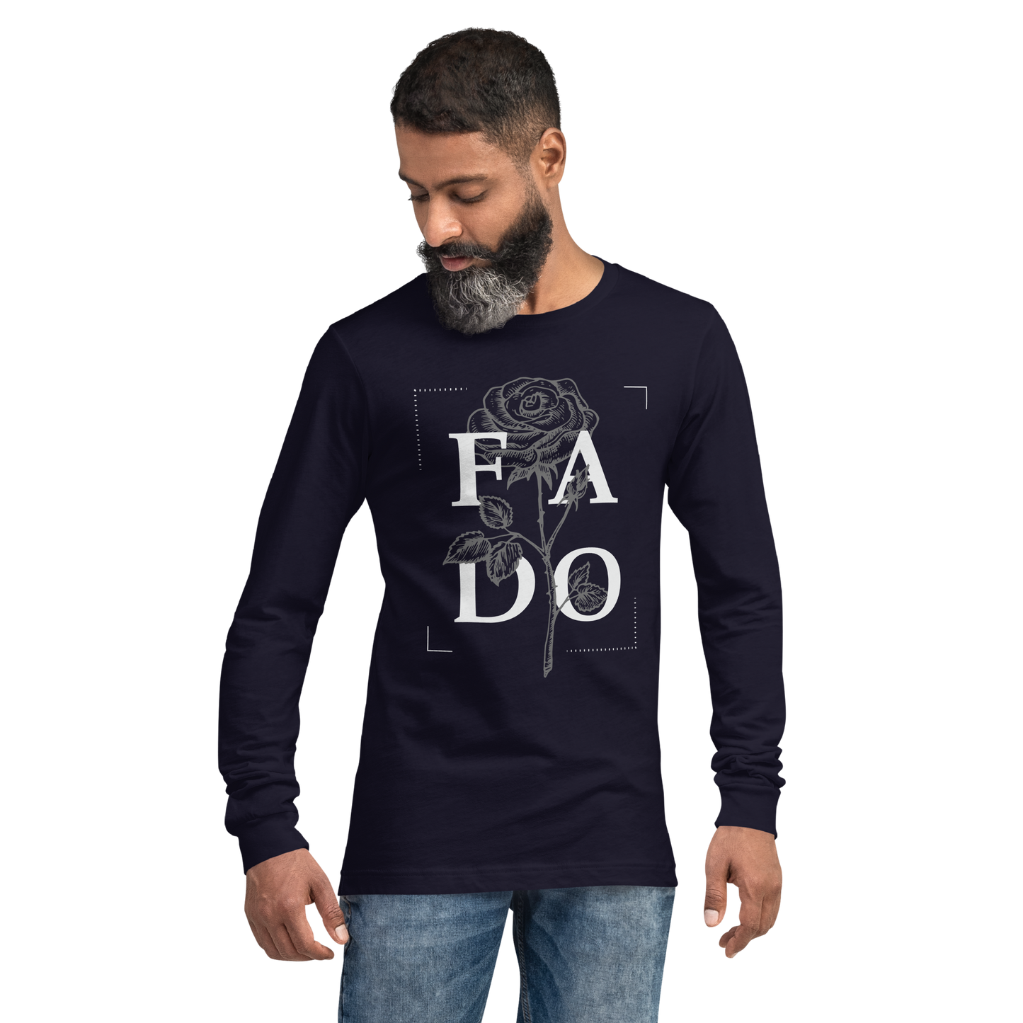 Fado 10 - Long sleeve Bella + Canvas unissexo