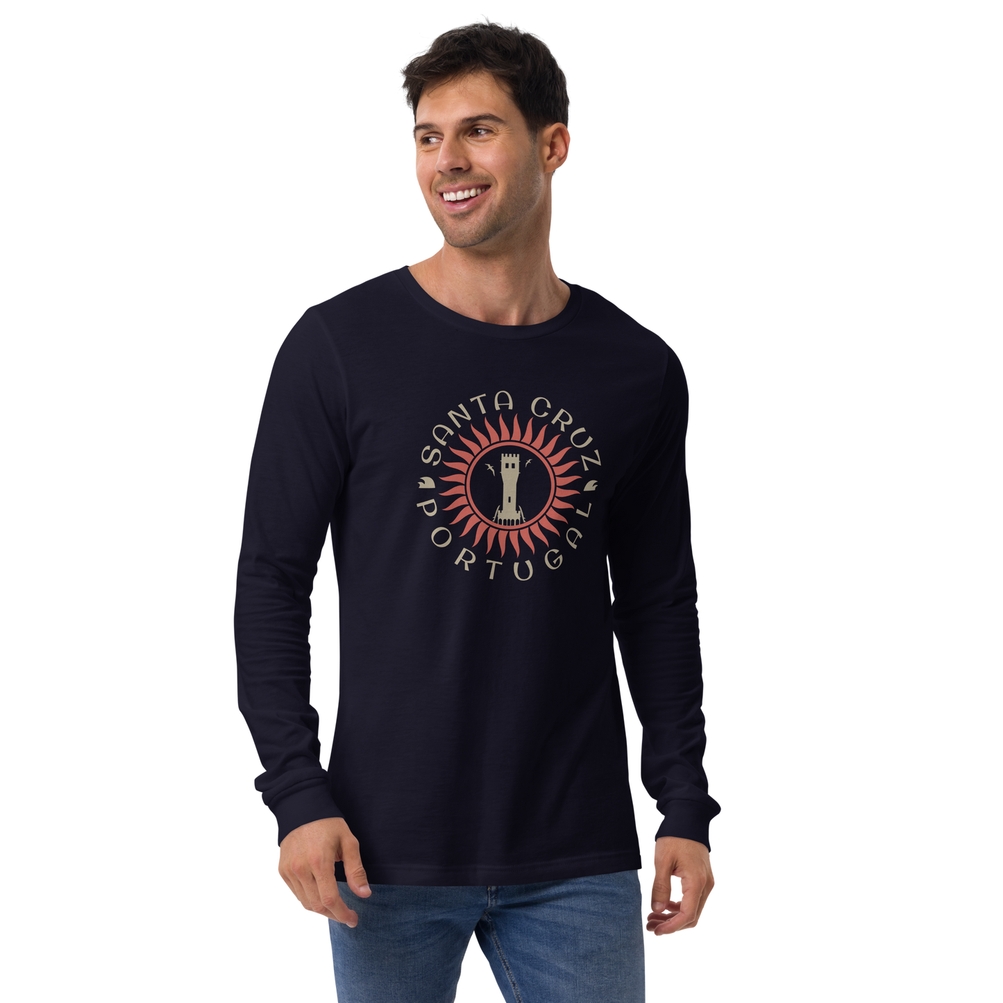 Santa Cruz Portugal 25 - Long sleeve Bella + Canvas unissexo