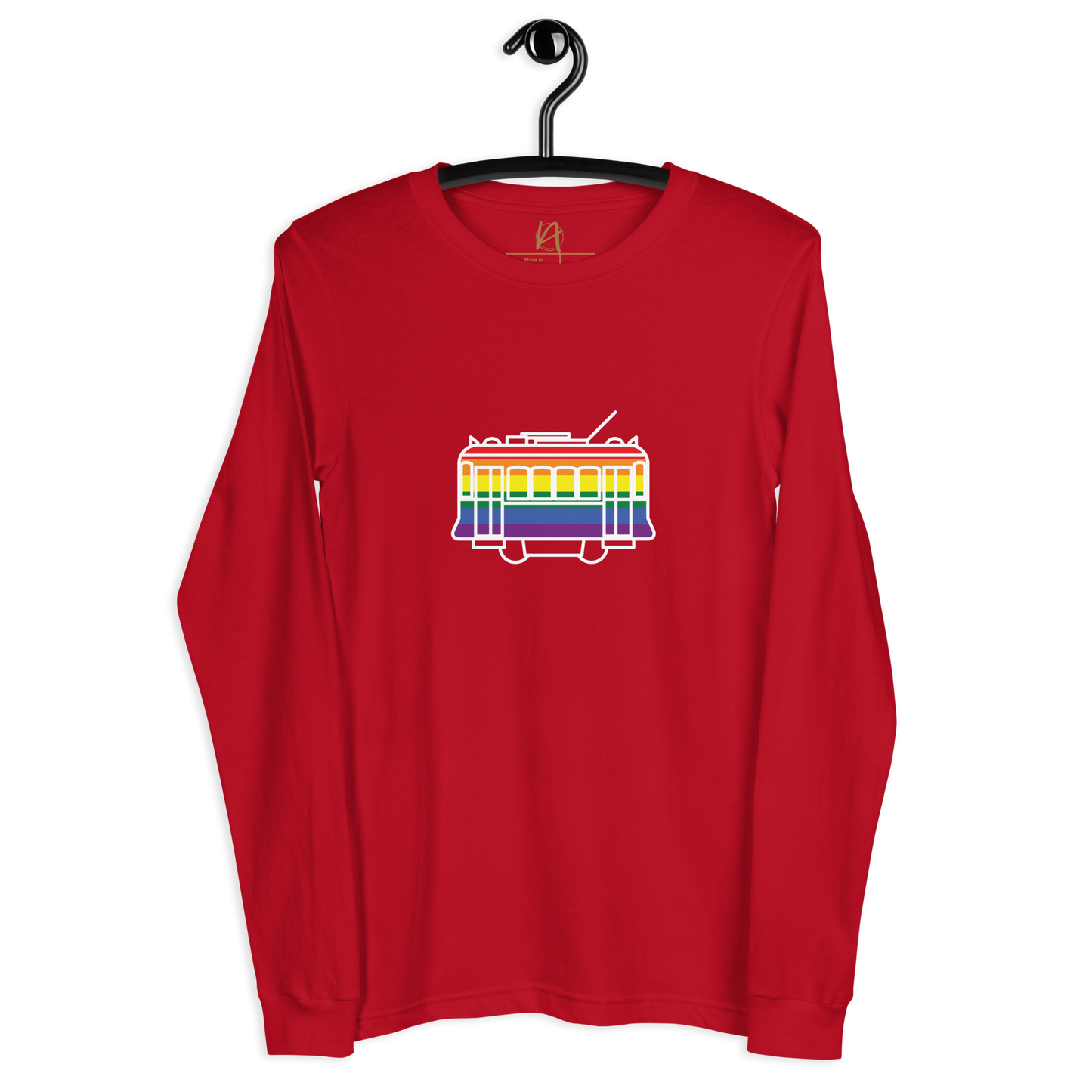 Elétrico LGBTQIA+ - Long sleeve Bella + Canvas unissexo