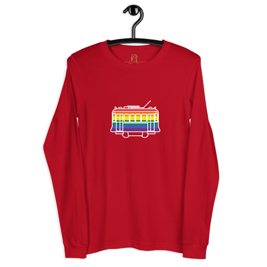 Elétrico LGBTQIA+ - Long sleeve Bella + Canvas unissexo