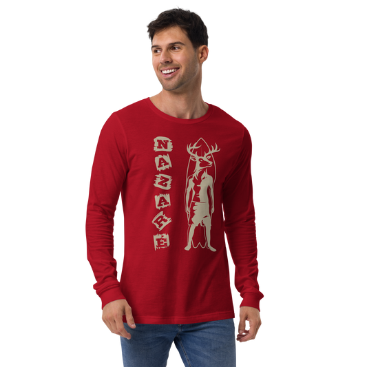 Nazaré surf - Long sleeve Bella + Canvas unissexo