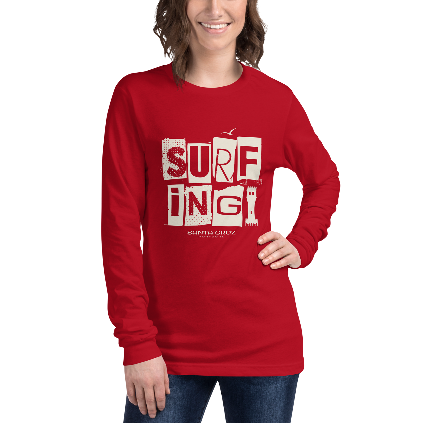 Santa Cruz Portugal 19 - Long sleeve Bella + Canvas unissexo