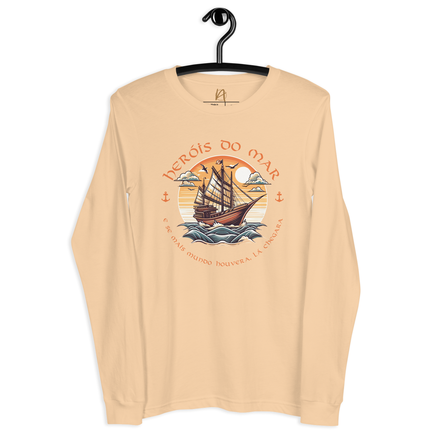 Heróis do mar 16 - Long sleeve Bella + Canvas unissexo