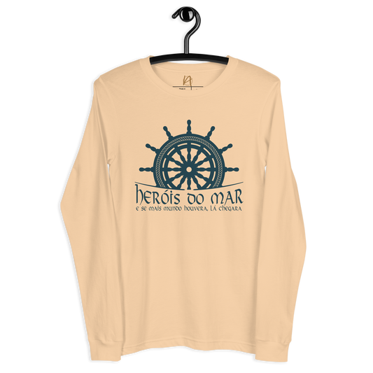 Heróis do mar 20 - Long sleeve Bella + Canvas unissexo