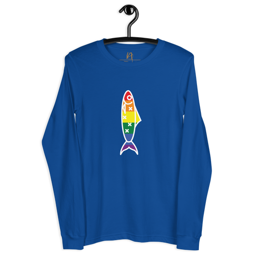 Sardinha LGBTQIA+ - Long sleeve Bella + Canvas unissexo