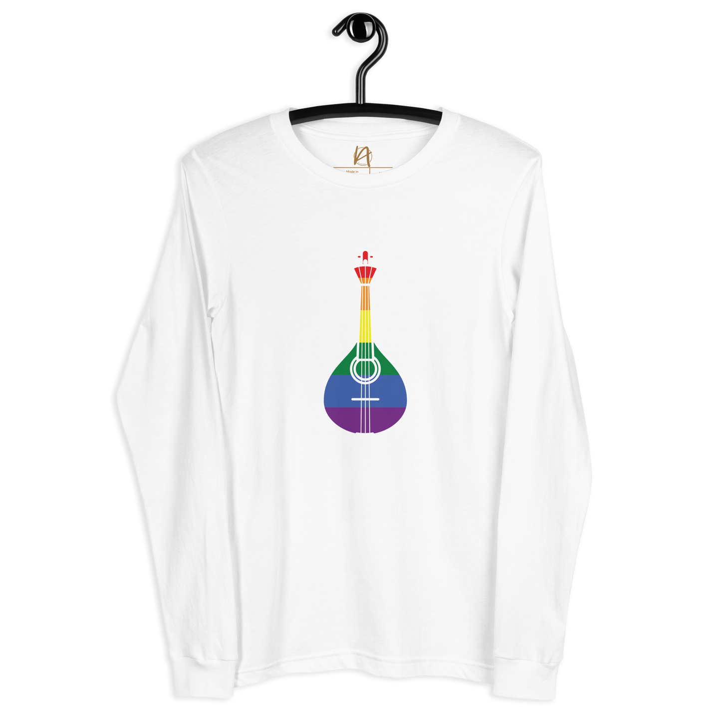 Guitarra portuguesa LGBTQIA+ - Long sleeve Bella + Canvas unissexo