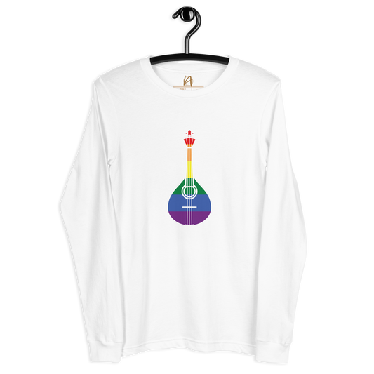 Guitarra portuguesa LGBTQIA+ - Long sleeve Bella + Canvas unissexo