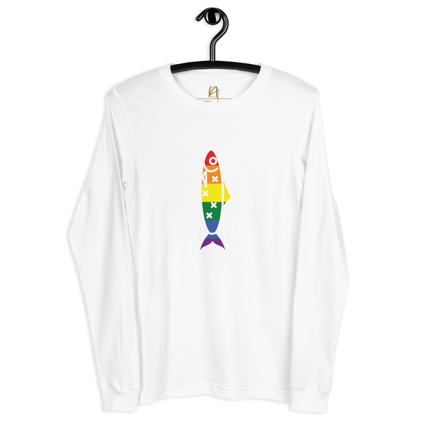 Sardinha LGBTQIA+ - Long sleeve Bella + Canvas unissexo