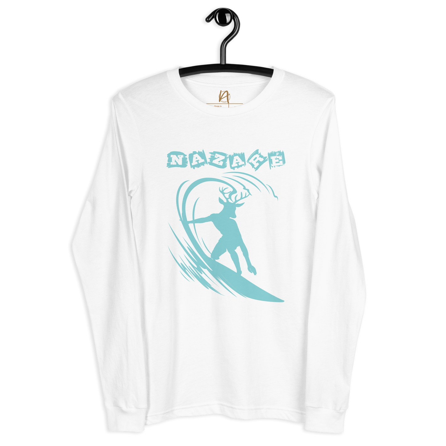 Nazaré surf 01 - Long sleeve Bella + Canvas unissexo