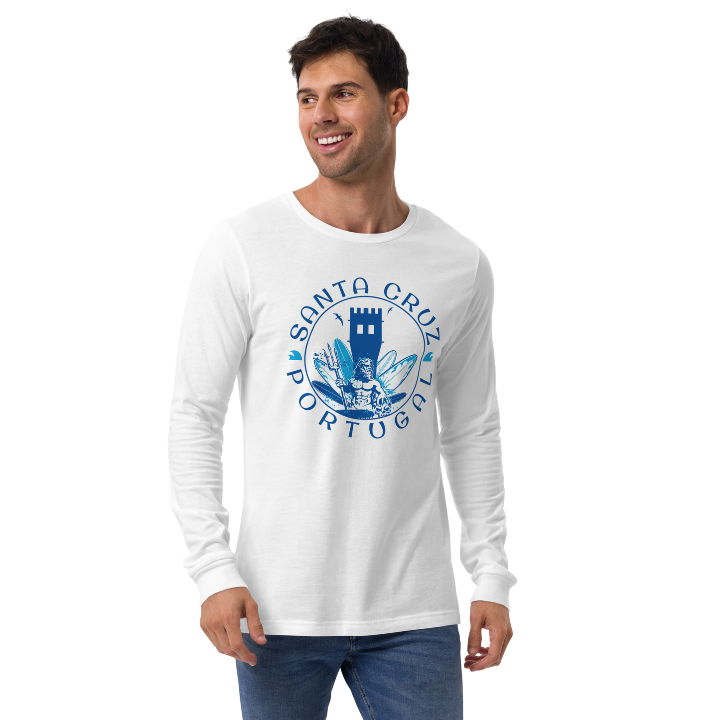 Santa Cruz Portugal 20 - Long sleeve Bella + Canvas unissexo