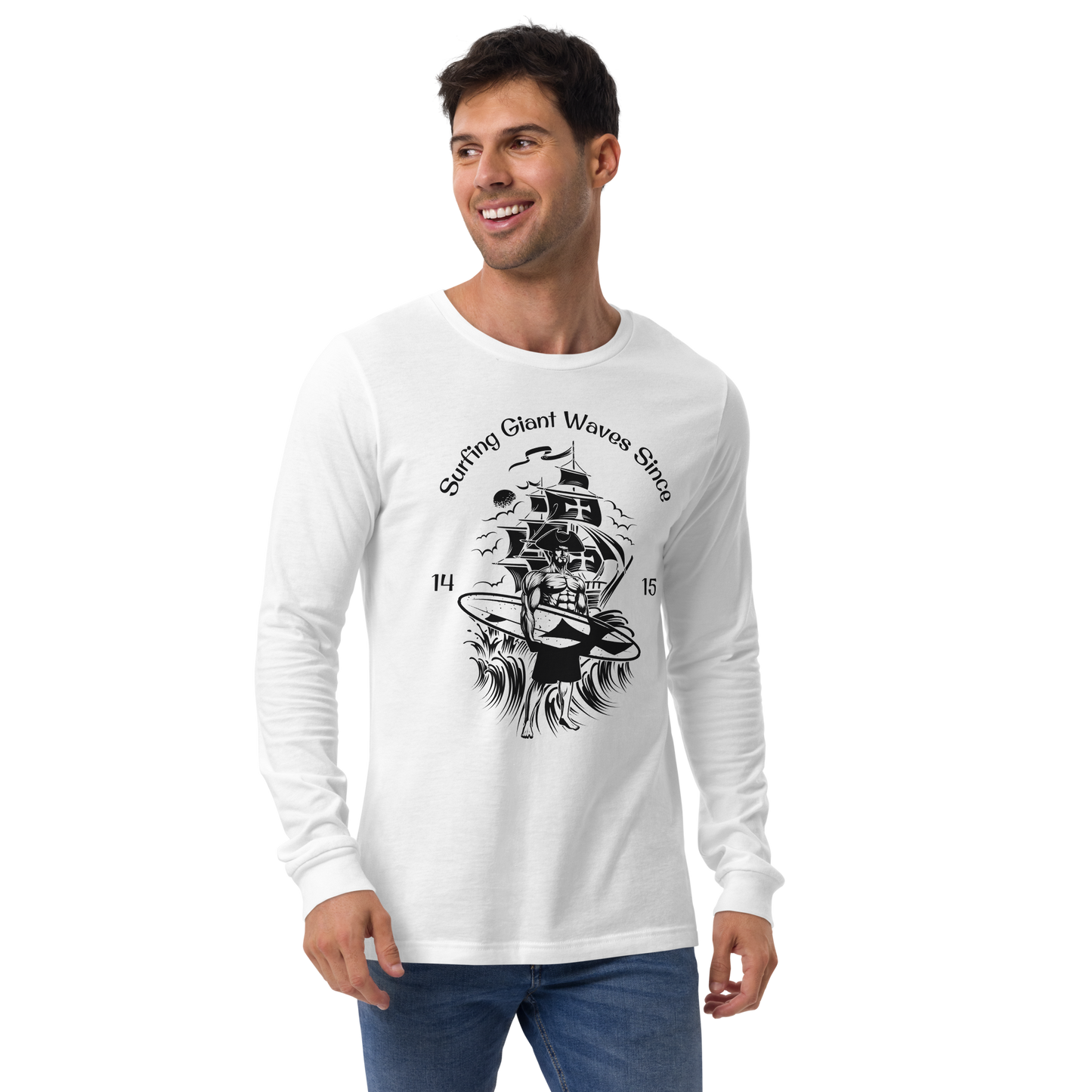 O navegador - Long sleeve Bella + Canvas unissexo