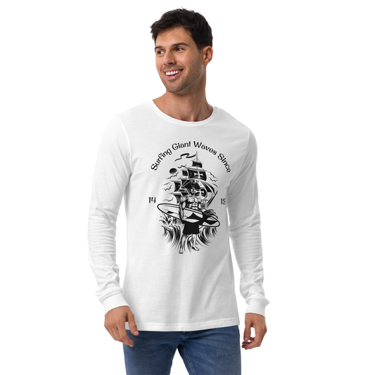 O navegador - Long sleeve Bella + Canvas unissexo