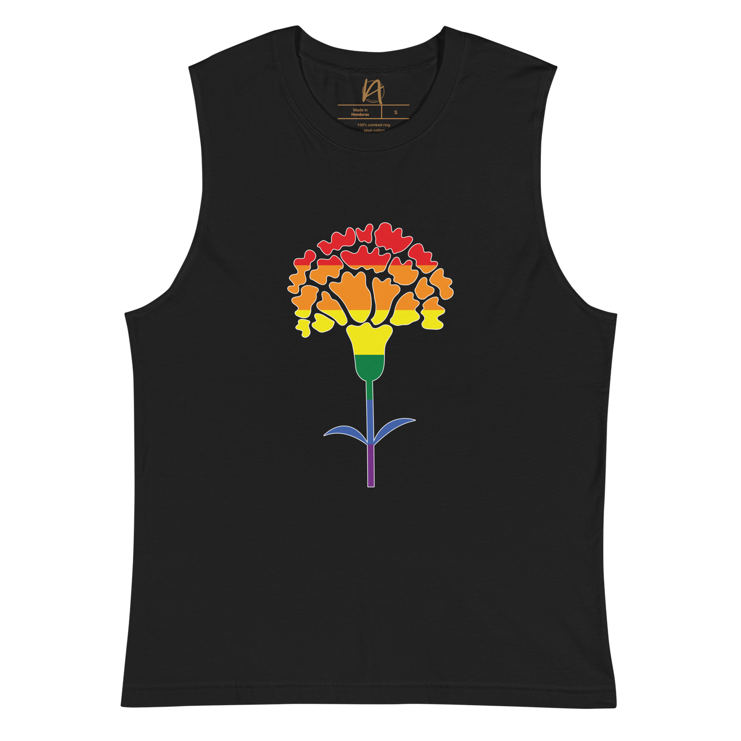 Cravo de Abril LGBTQIA+ - Muscle Shirt Bella + Canvas unissexo