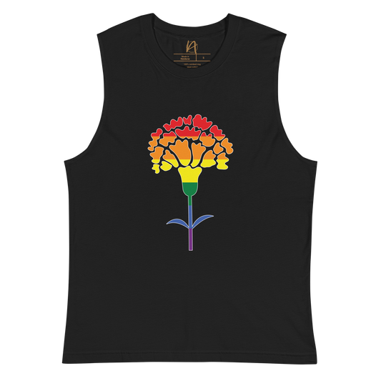 Cravo de Abril LGBTQIA+ - Muscle Shirt Bella + Canvas unissexo