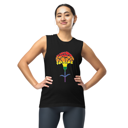 Cravo de Abril LGBTQIA+ - Muscle Shirt Bella + Canvas unissexo