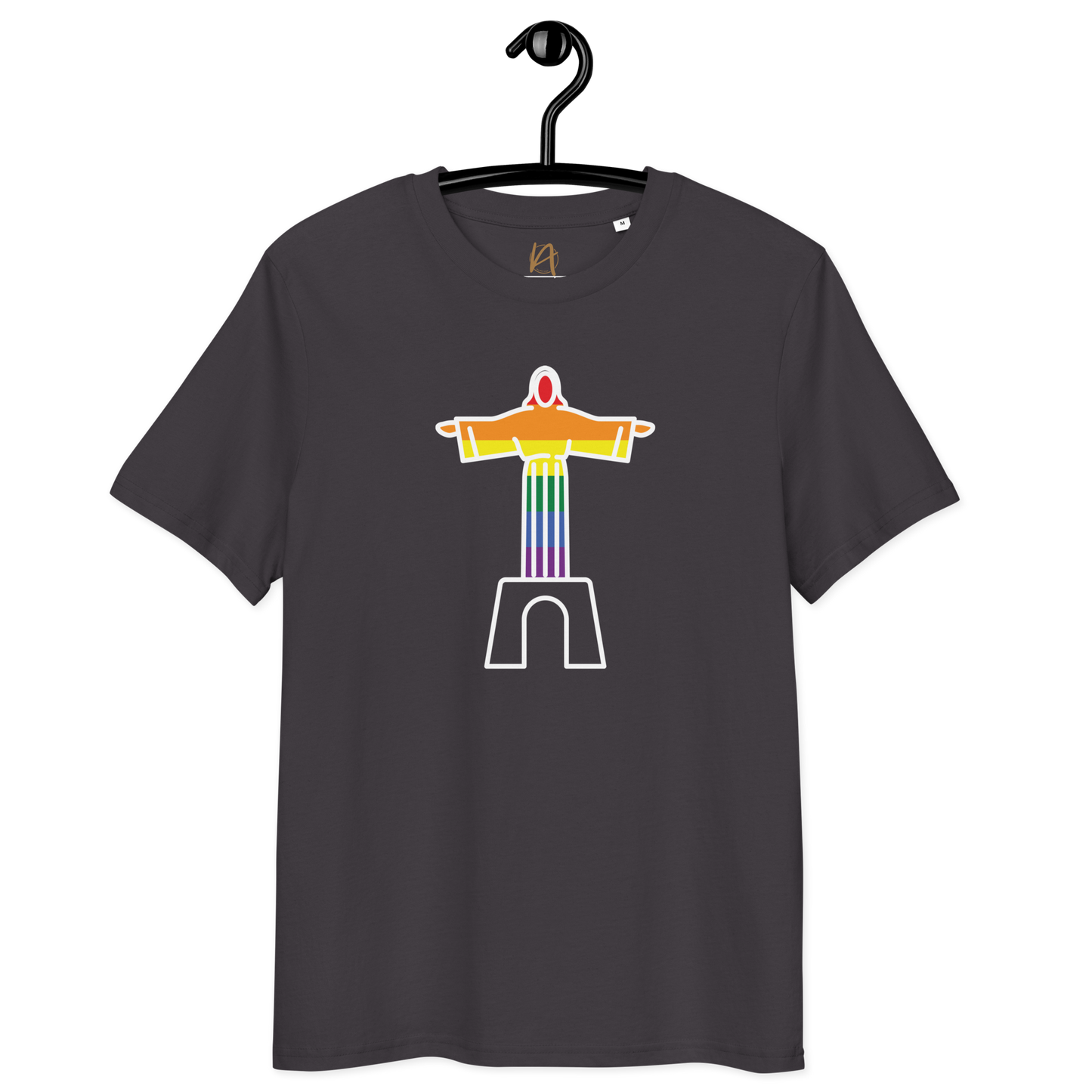 Cristo Rei LGBTQIA+ - T-shirt Stanley/Stella unissexo de algodão orgânico