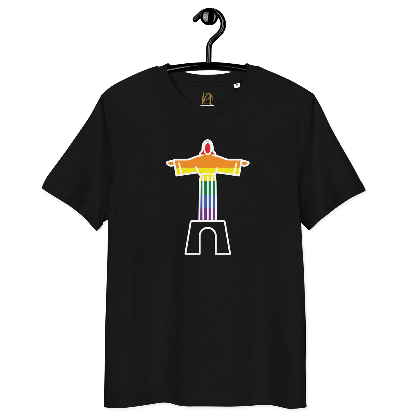 Cristo Rei LGBTQIA+ - T-shirt Stanley/Stella unissexo de algodão orgânico