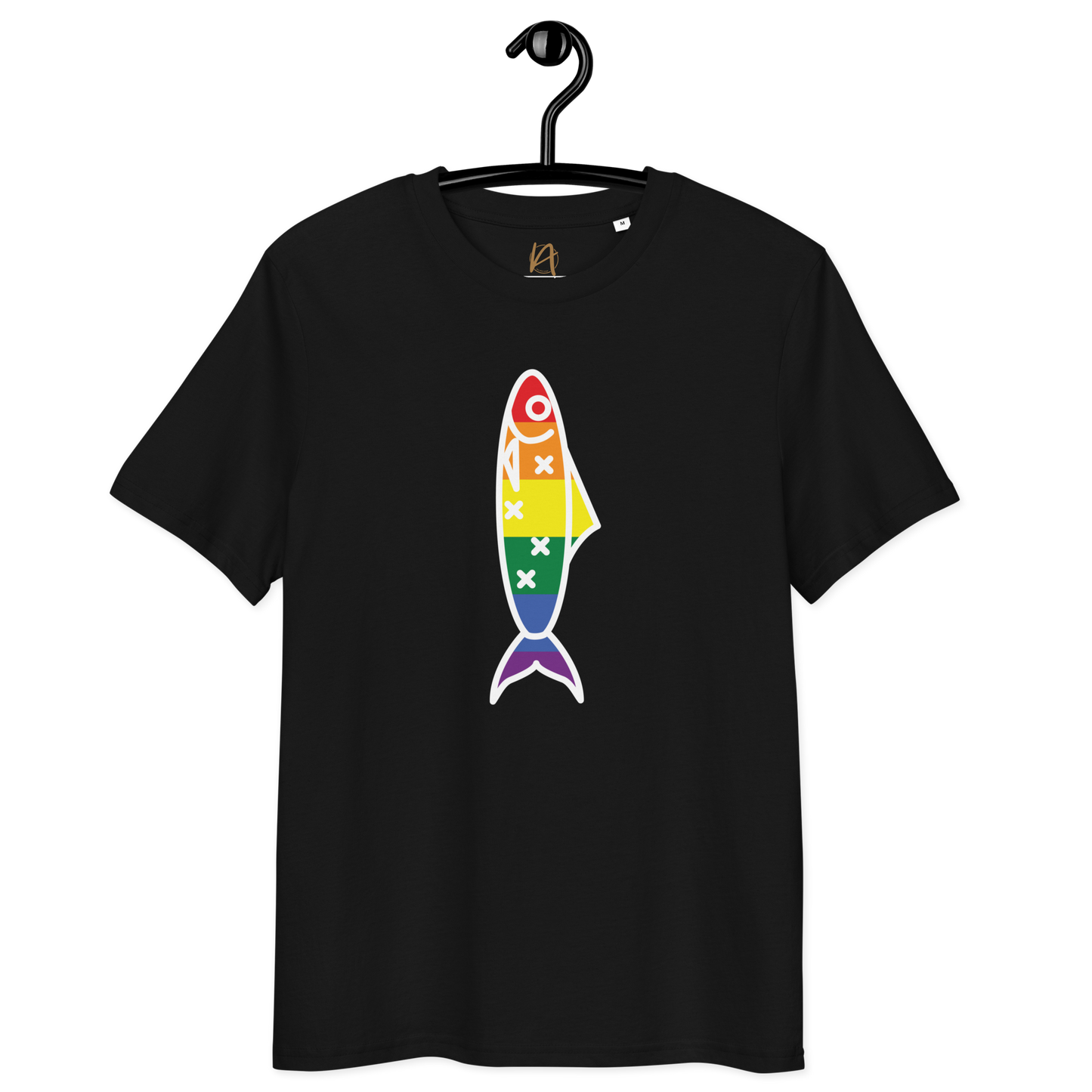 Sardinha LGBTQIA+ - T-shirt Stanley/Stella unissexo de algodão orgânico