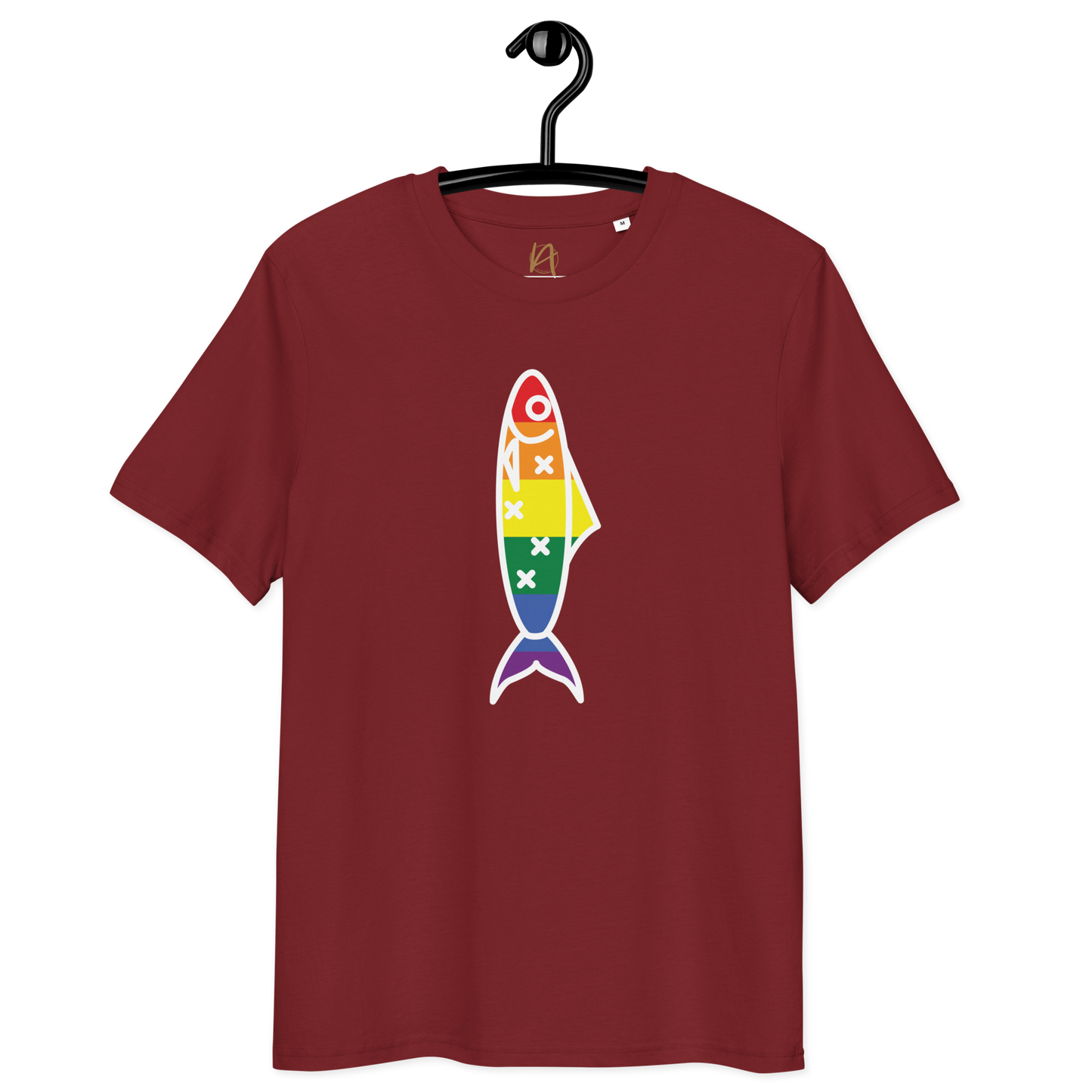 Sardinha LGBTQIA+ - T-shirt Stanley/Stella unissexo de algodão orgânico