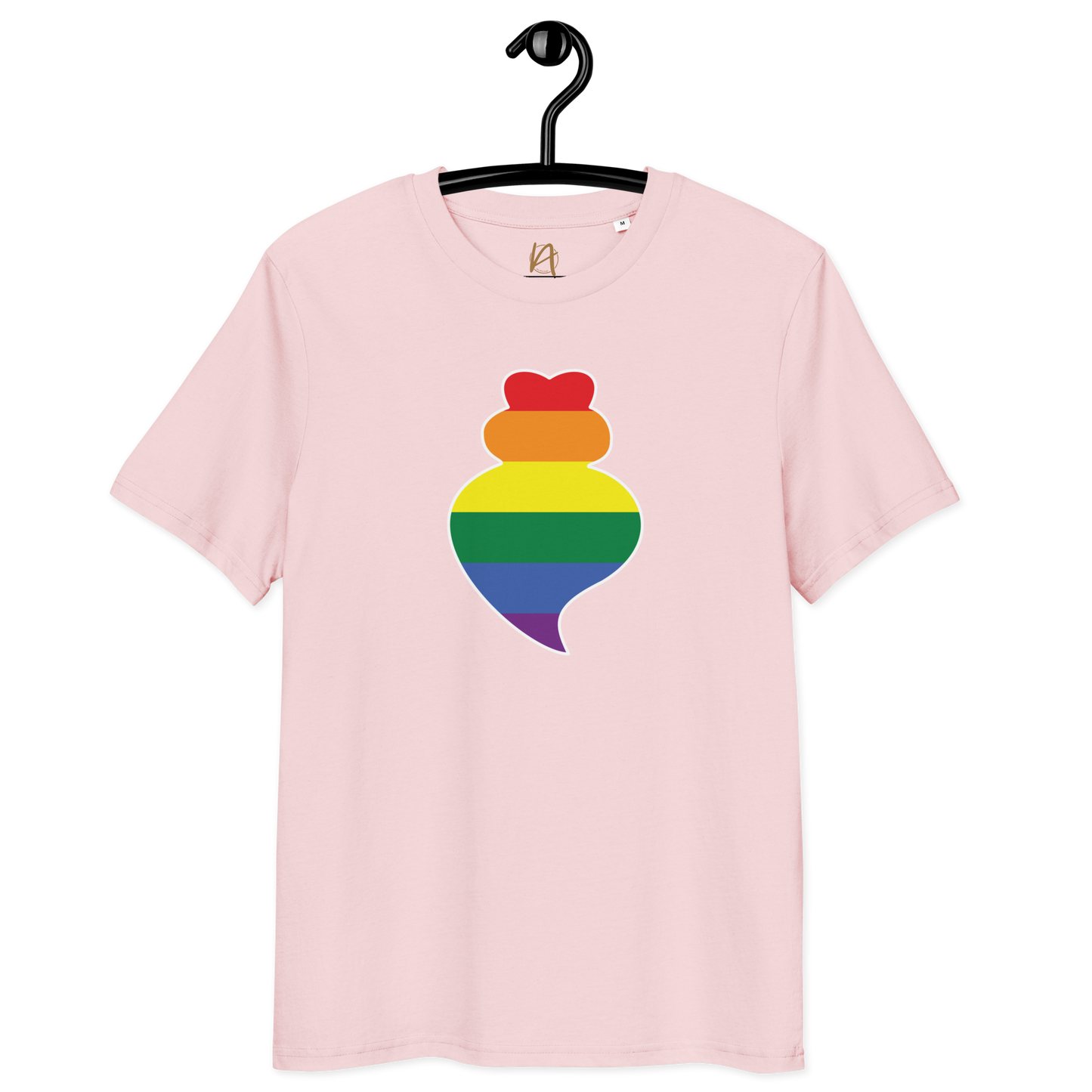 Coração de Viana LGBTQIA+ - T-shirt Stanley/Stella unissexo de algodão orgânico